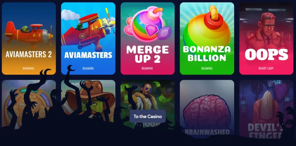 Bananzia Casino affiliate landing preview
